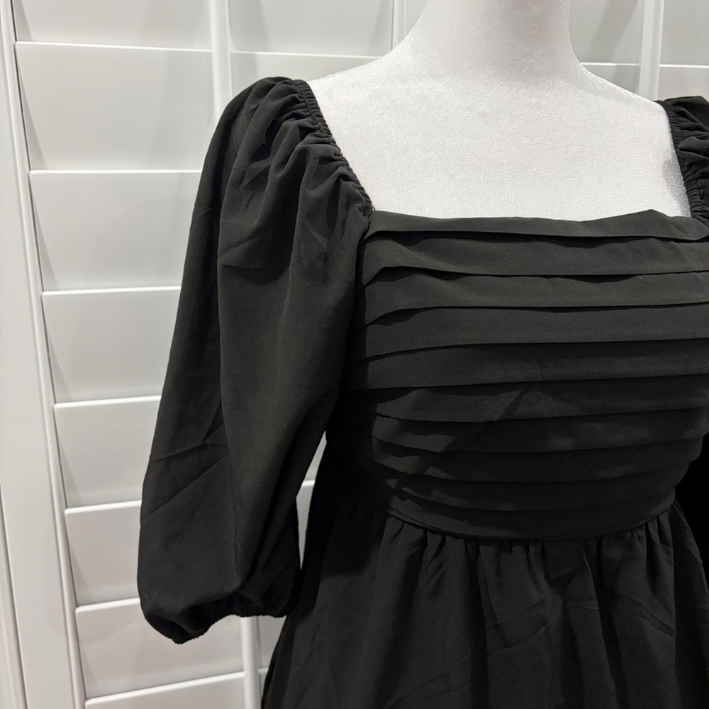 Square Neck Mini Dress - Picture 6 of 8